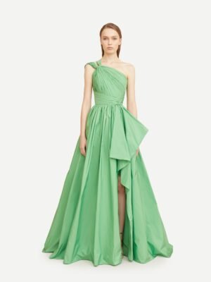 2027 New Fashionable Zuhair Murad Green Long Dress