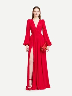 2027 Zuhair Murad Red Long Dress - High Quality