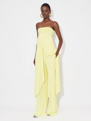 Alaia yellow long dress