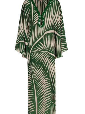 Johanna Ortiz dresses with plant leaf design