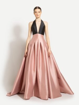 New top-level designer Zuhair Murad two-tone long dress