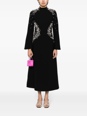 2026 The Simkhai dress is long and inlaid with brick and stone